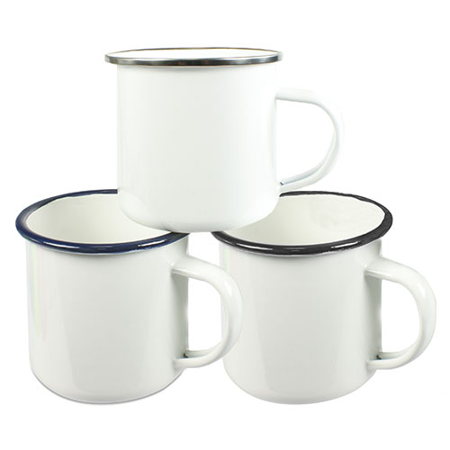 Emaille-Tasse "Ihr Motiv"