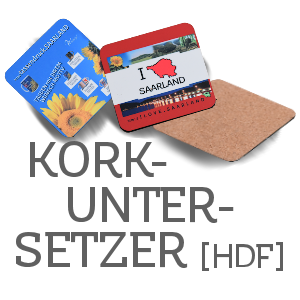 Kork-Untersetzer - "Ihr MOTIV