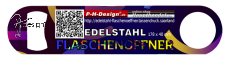 Flaschenöffner Edelstahl - "Ihr MOTIV