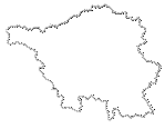 Saarland Umriss Saarland Umriss